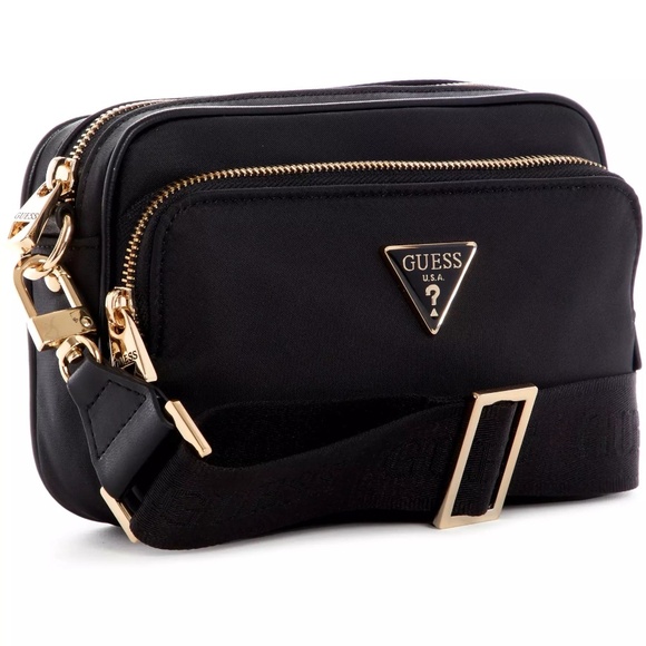 Guess Handbags - GUESS Women's Gemma Crossbody Camera, Black
